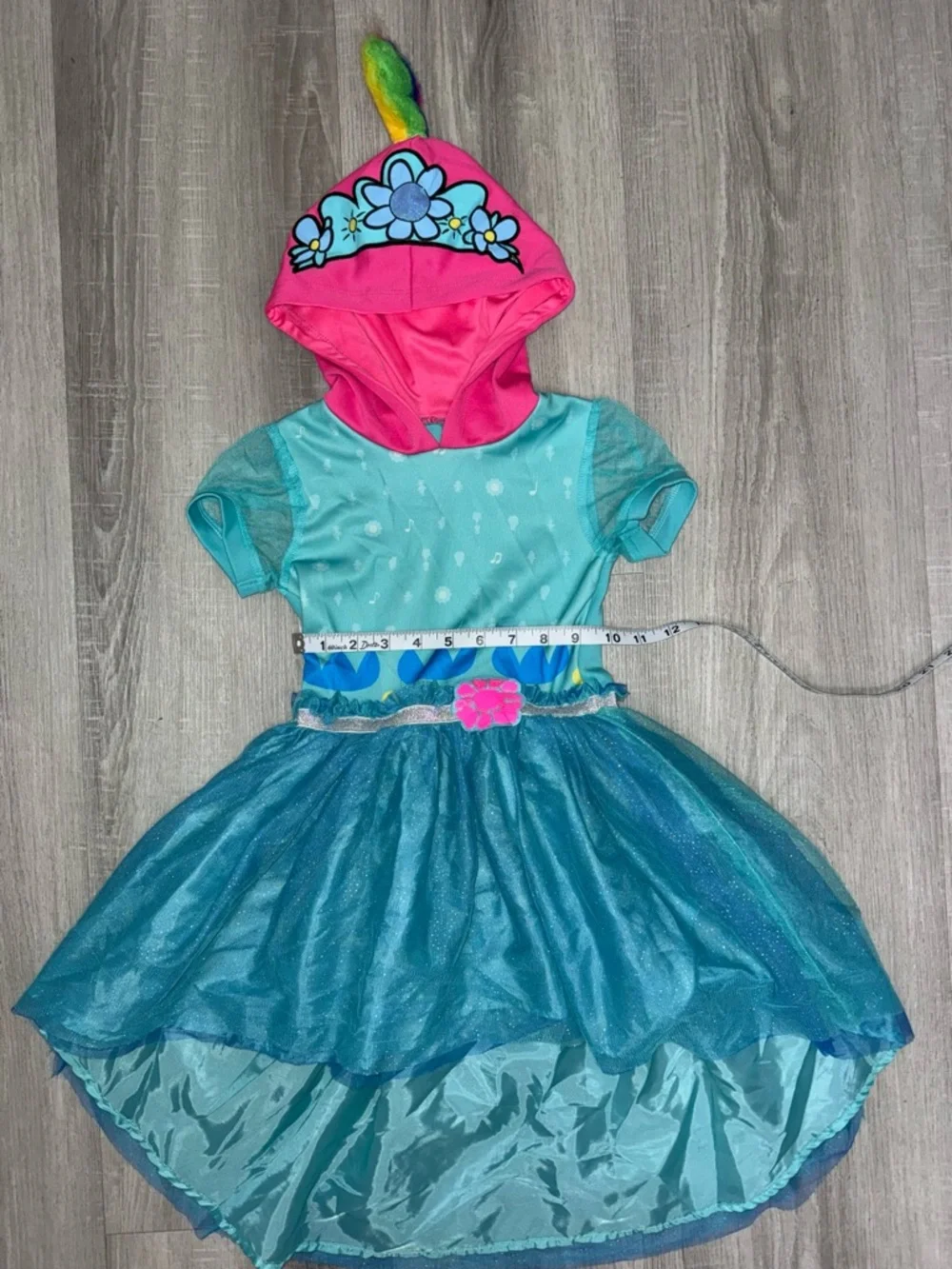 Bundle of 2 LOL Surprise & Trolls World Tour Hooded Dress Costumes XS (4/5)
